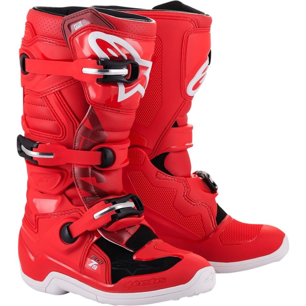 ALPINESTARS Tech 7s Kinder Motocross Stiefel rot