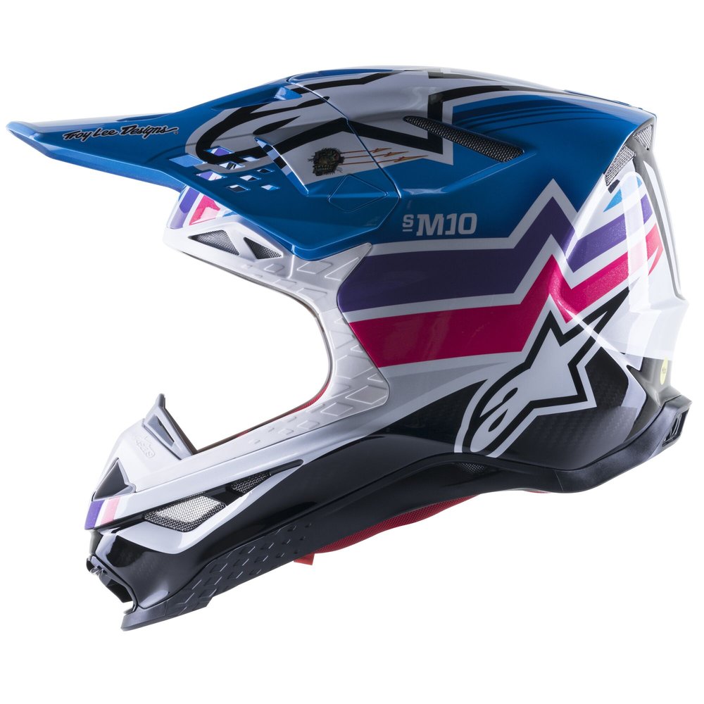 ALPINESTARS Supertech M10 TLD Edition 23 Motocross Helm blau